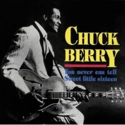Chuck Berry vinyl record memories returns to 1964 with the #14,"You Never Can Tell." From the Rockabilly flavored "Maybellene" to the all-time favorite, "Johnny B. Goode" Berry, one of the founding titans of rock, produced some of the most imitated guitar licks of all time.