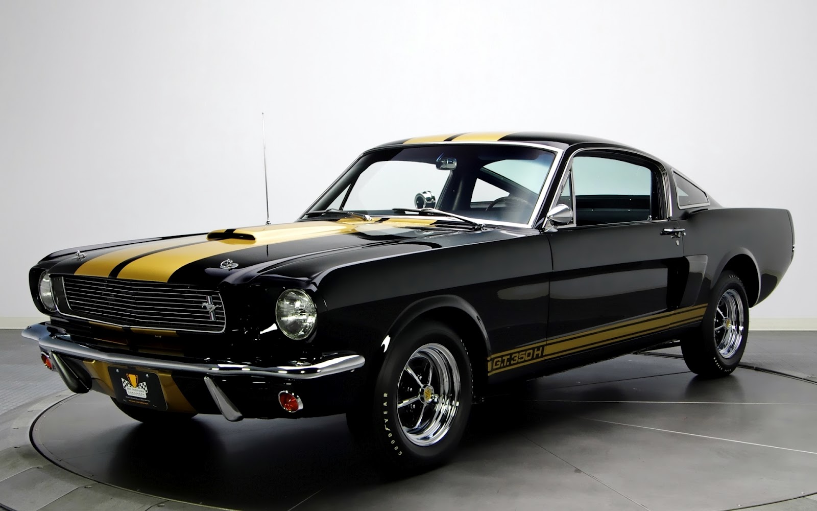 Good Vibrations comes with this 1966 Ford Mustang GT350H at vinyl record memories.com