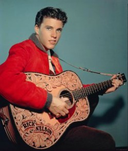 Ricky Nelson surrounded with some great James Burton guitar memories.