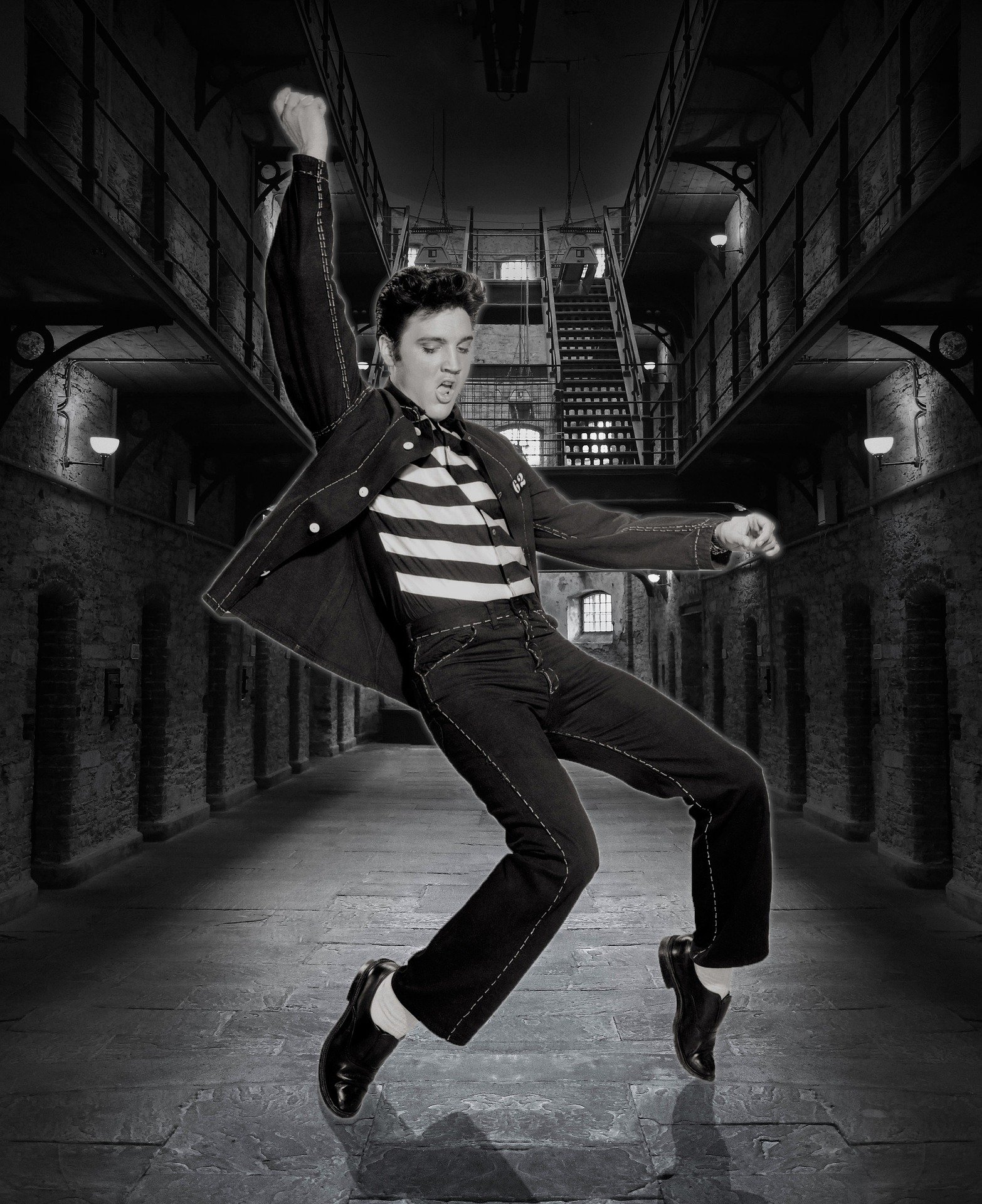 The Jailhouse Rock Vinyl Memories returns to 1957, along with another classic, "Loving You." These two and the 1958 "King Creole" showcase a young Elvis at his best. If you ever wondered why Elvis was so popular, watch Jailhouse Rock. He defines cool.