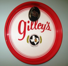 My Gilley's serving tray purchased new at Gilley's nightclub in Pasadena, Texas. Doo-Wah Days would be Mickey Gilley's final Top 10 hit.