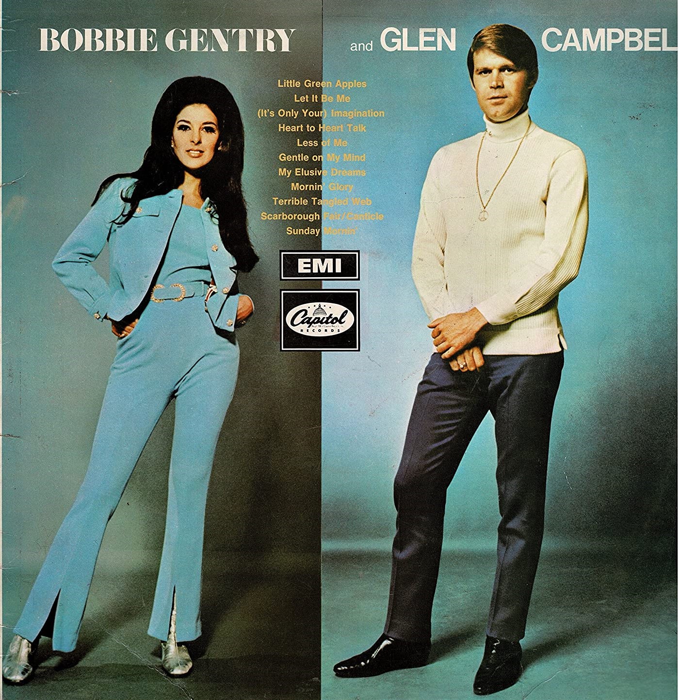 Glen Campbell Oldies Music Lyrics | Does this 1970 duet with Bobby Gentry  "outshine" the original Classic "All I Have To Do Is Dream"?    