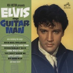 The Guitar Man vinyl memories, written by Jerry Reed, was a song Elvis heard on the radio and determined to record. When Reed played the guitar intro he said "You could see Elvis' eyes light up." This is how it happened.