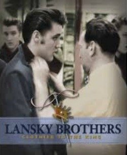 Elvis and Bernard Lansky, 1956.