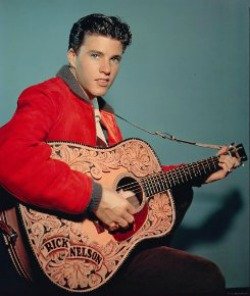 Ricky Nelson surrounded with some great James Burton guitar memories.