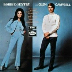 Dreamy duet with Bobbie Gentry and Glen Campbell. Listen to this vinyl record memories classic cover.