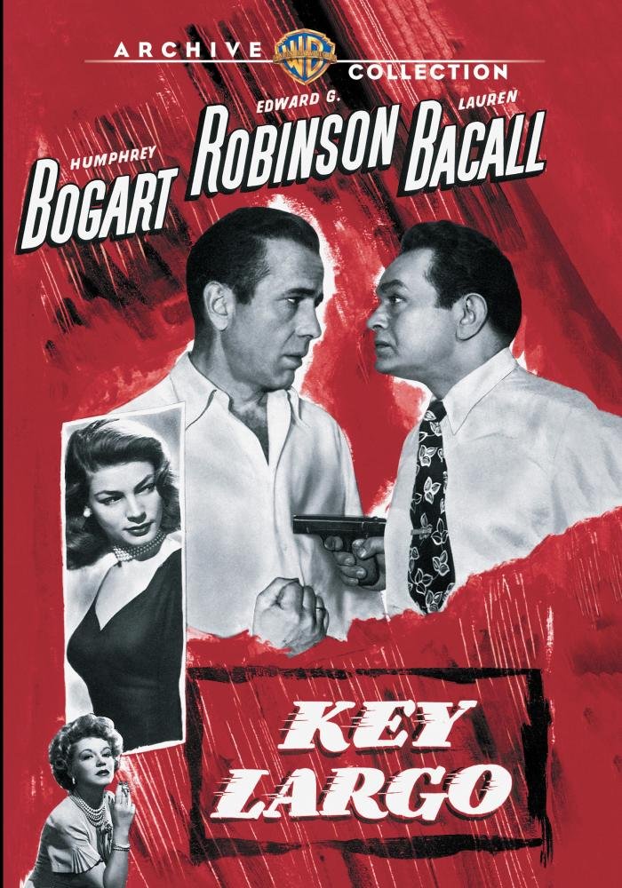Movie Poster for the 1948 movie, Key Largo. Read the story at vinylrecordmemories.com