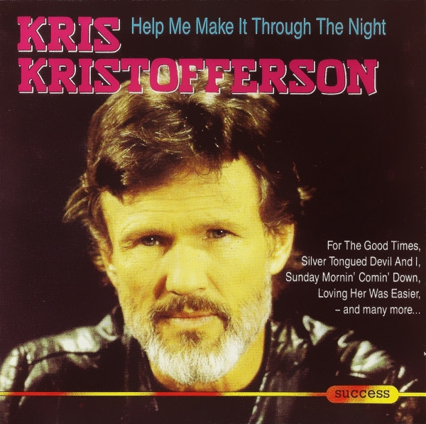 Kris Kristofferson vinyl memories takes a look back at this special concert and his classic, "Help Me Make It Through the Night" performed live with The Highwaymen in 1985.