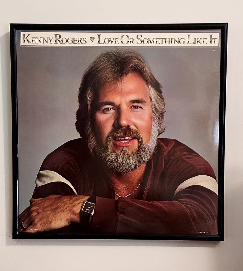Kenny Rogers Love or Something Like It vinyl record memories.